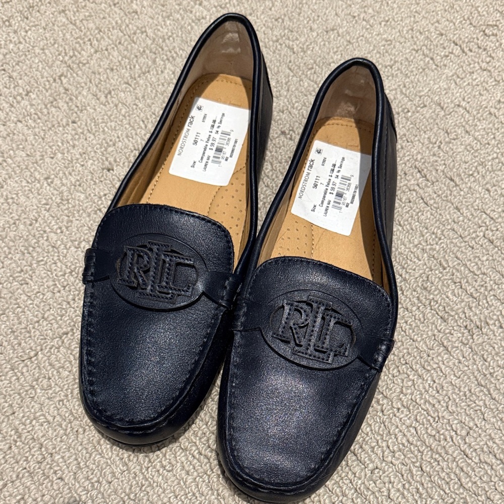 Ralph Lauren Women's Navy Loafers